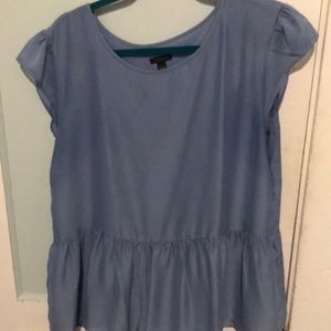 Anne Taylor baby blue blouse